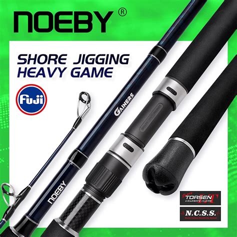 Noeby Shore Jigging Fishing Rod 2 75m 3 05m Heavy Game Fuji Guide Long