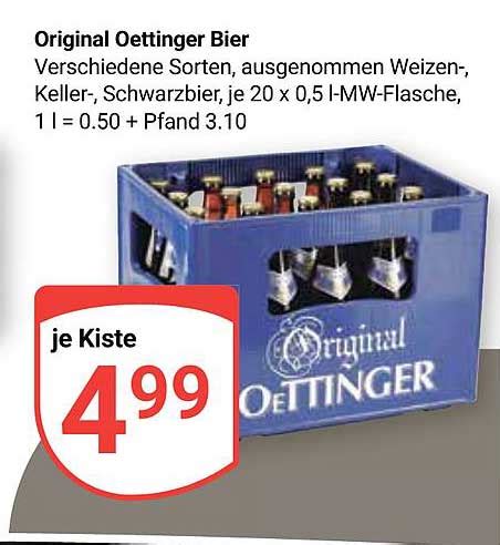 Origina Oettinger Glorietta Iso Sport Angebot bei Globus