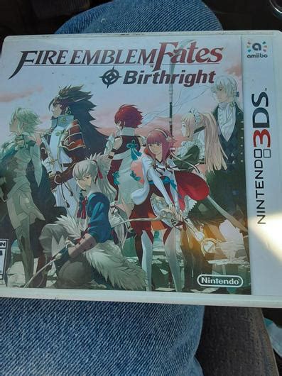 Fire Emblem Fates Birthright Box And Manual Only Nintendo 3ds