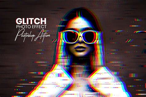 Glitch Photo Effect Photoshop Action by MRI STUDIO on Dribbble