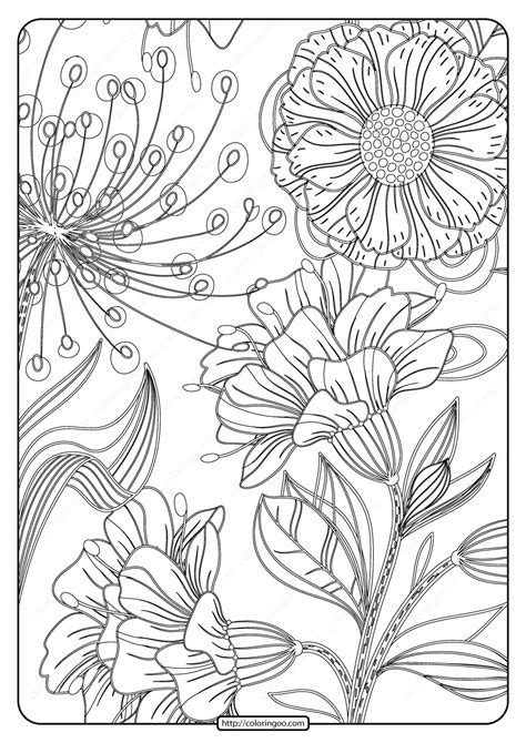 Flower Pattern Printable