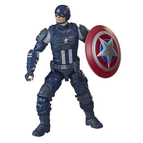 Avengers Video Game Marvel Legends 6 Inch Captain America Action Figure