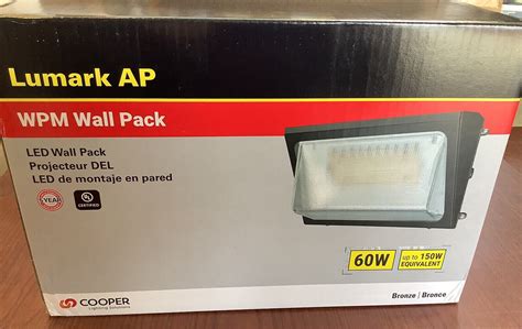 New Cooper Lumark Ap Led Bronze Wall Pack 7100 Lumens 4000k 60w Ebay