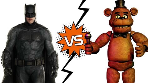 Freddy Vs Batman Animation Fnaf And Dc Battle Fnaf Dc Youtube