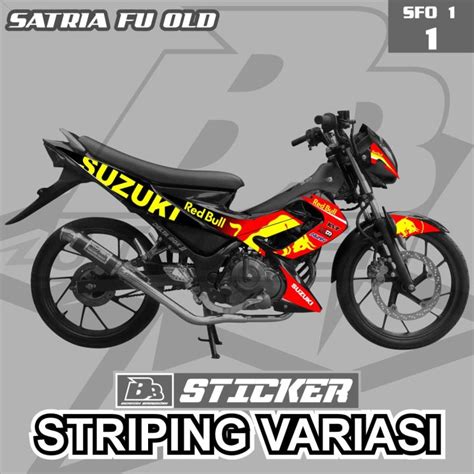 Striping Satria Fu Barong Bisa Hologram Striping Satria Barong