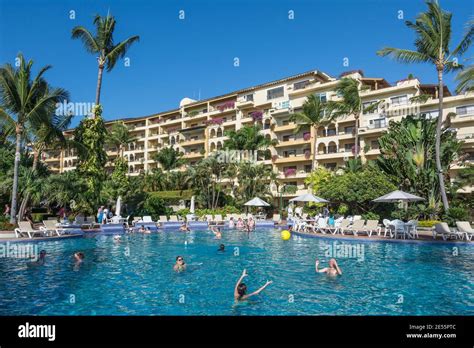 Swimming Pool At Velas Vallarta Resort Hotel Puerto Vallarta Mexico