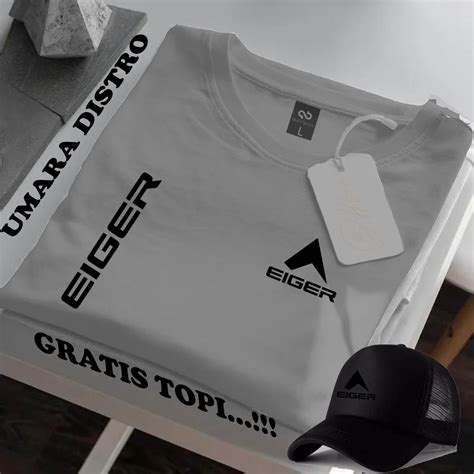 Cod Beli Baju Gratis Topi Kaos Distro Lengan Pendek Kirka