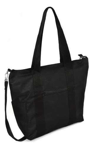 Amplia Bolso Cartera Impermeable Negra De Moda Tienda M45