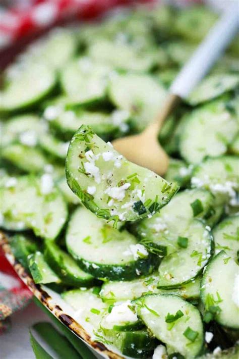 cucumber feta salad recipe sweet  savory meals