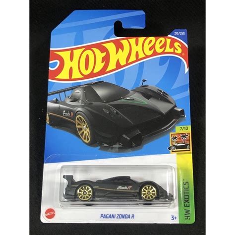 風火輪 hot wheels 帕加尼 pagani 風神 zonda r 黑色 普卡 蝦皮購物