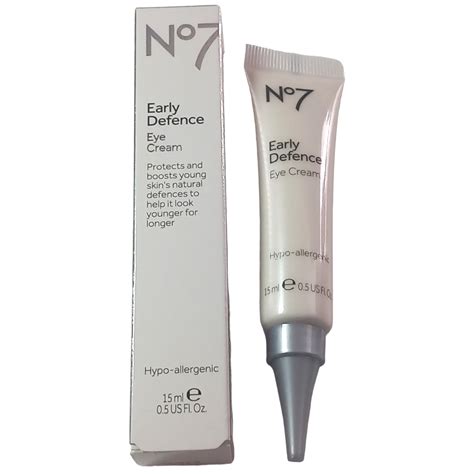 No7 Eye Cream Early Defence 15ml Anti Ageing Hypo Allergenic Skin Care