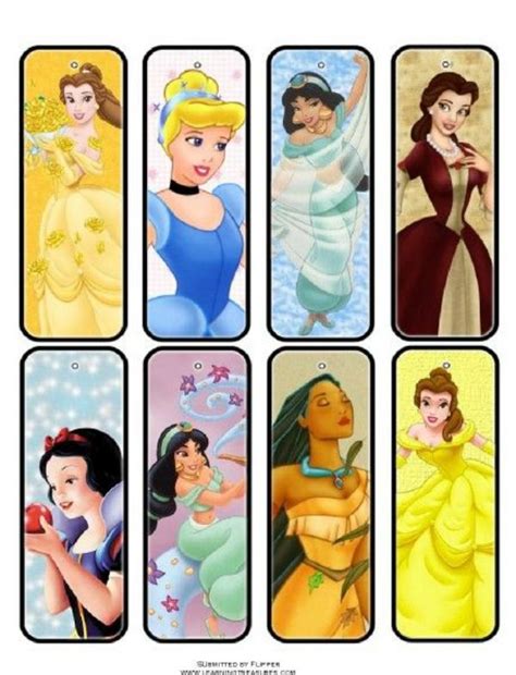 Printable Bookmarks Disney