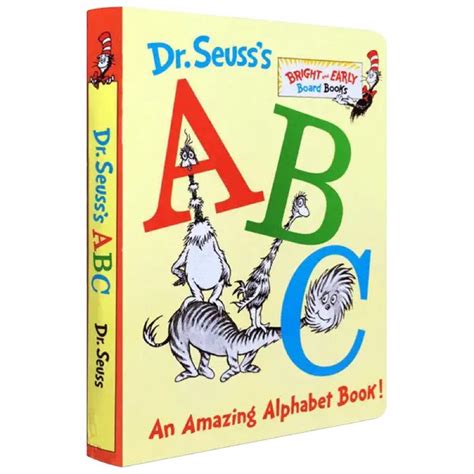 原版Dr Seusss ABC 兒童英文學習紙板書ABC An Amazing Alphabet Book 蝦皮購物