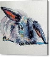 Rabbit Painting By Kovacs Anna Brigitta Fine Art America