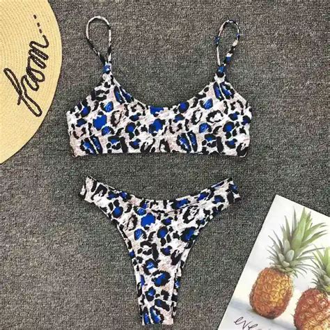 Colors Sexy Leopard Bikini Women Swimwear Female Swimsuit Two