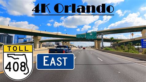 4k Orlando Sr 408 East East West Expressway Youtube