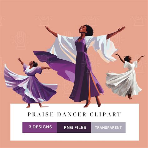 Praise Dancer Clip Art, Black Women Gospel Dancing, Liturgical Dance ...