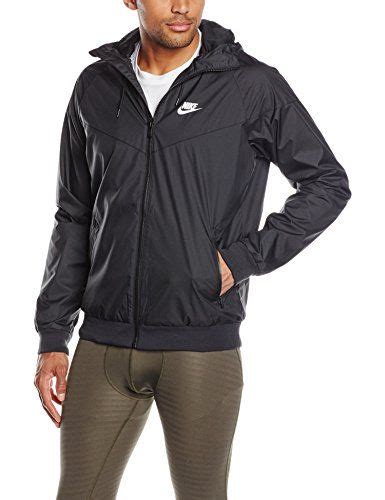 Nike Men Windrunner Black White In Black Black Black White