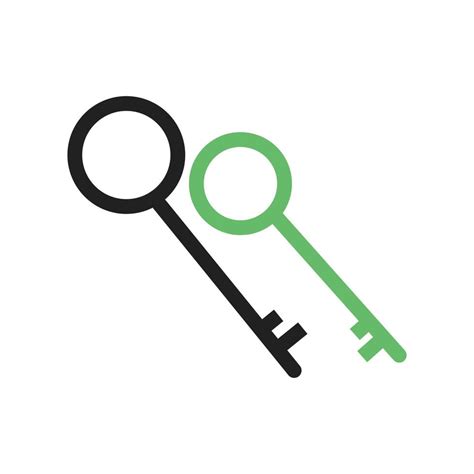 keys  green  black icon  vector art  vecteezy