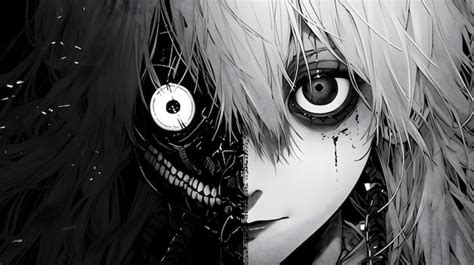 Premium AI Image | Horror anime manga art background illustration design