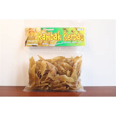 Jual Kepala Singa Kerupuk Rambak Kerbau Mentah Shopee Indonesia