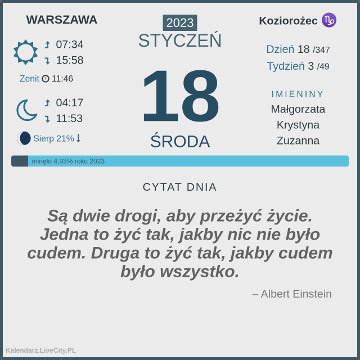 Kreator kartki z kalendarza z cytatem dnia do mediów społecznościowych