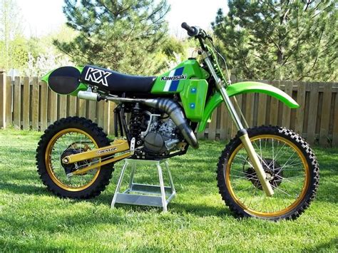 Kawasaki Kx 125 1981 Vintage Motocross Dirtbikes Retro Bike