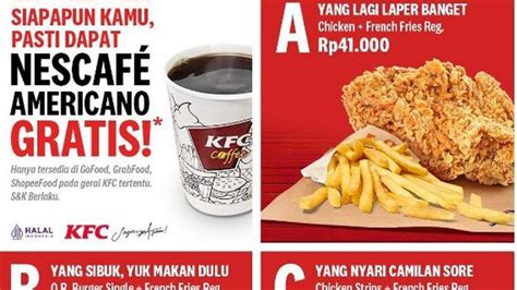 Promo Kfc Hari Ini Agustus Pesan Chaki Meal Dan Dapatkan