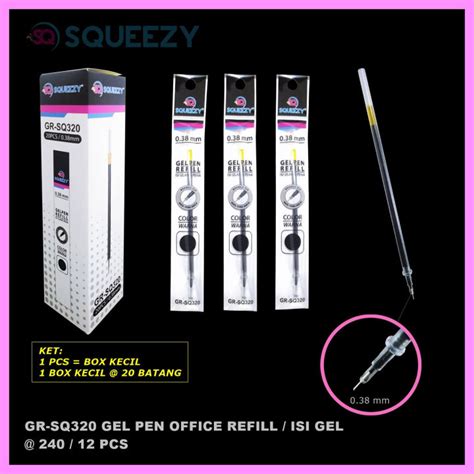 Pcs Refill Isi Pulpen Gel Squeezy Gr Sq Pax Lazada Indonesia