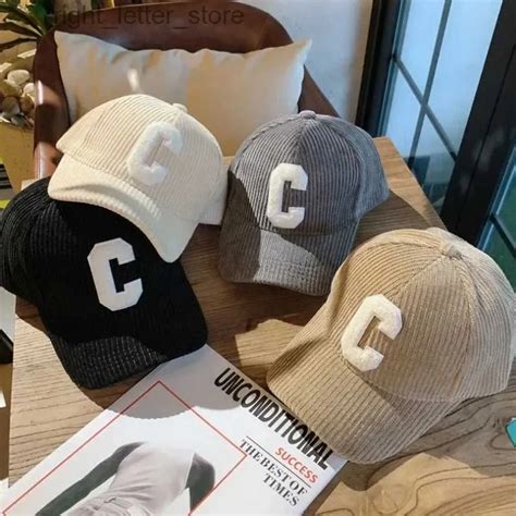 Gorras De Bola Nueva Moda Sombrero De B Isbol De Pana Letra De