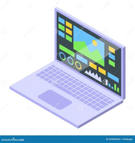 Laptop Showing Photo Editing Software Interface with Image on Screen