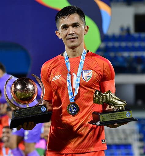 Captain Sunil Chhetri The Shining Light Of Indian Football Rides Into