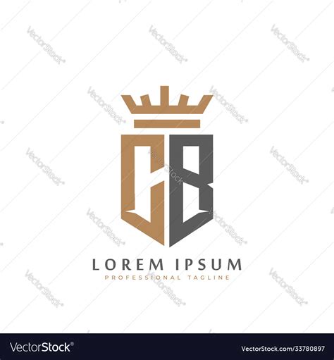 Premium Cb Monogram Two Letters Cb Elegant Vector Image