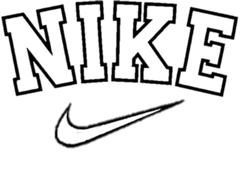 Nike Logo Coloring Pages Printable Templates Free