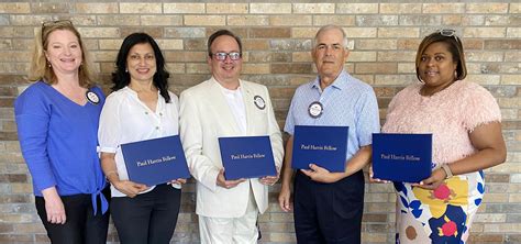 Rotary Club Of North Jackson Recognizes Four New Paul Harris Fellows