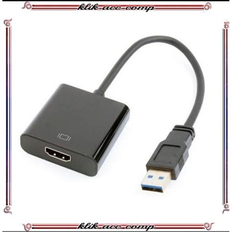 Jual Converter Usb 30 To Hdmi 1080 Full Hd Kabel Usb To Hdmi Netline