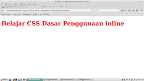 Css Cara Penulisan Css Semi Script