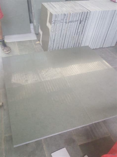 Bule Green Grey Polished Kota Stone Tile For Flooring Thickness 17