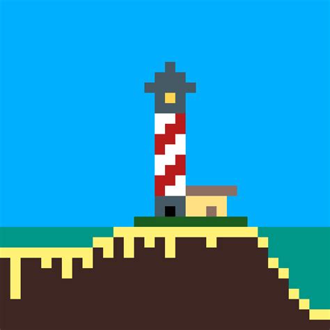 Pixilart Lighthouse By Easy Art