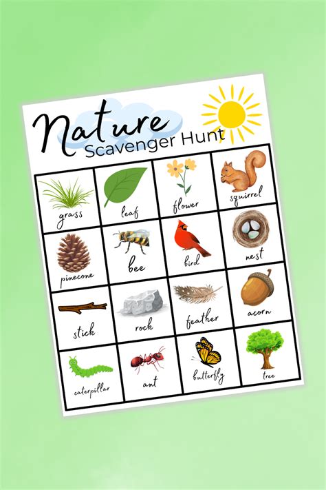 Nature Scavenger Hunt - Mom. Wife. Busy Life.