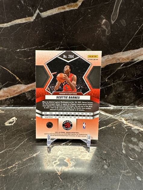 Panini Mosaic Scottie Barnes Nba Debut Silver Rc Rookie Ebay