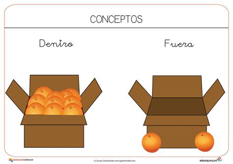 Conceptos B Sicos En Educaci N Infantil Fichas Para Trabajar En El