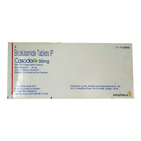 Buy Casodex 50mg Tablet 14'S Online at Upto 25% OFF | Netmeds