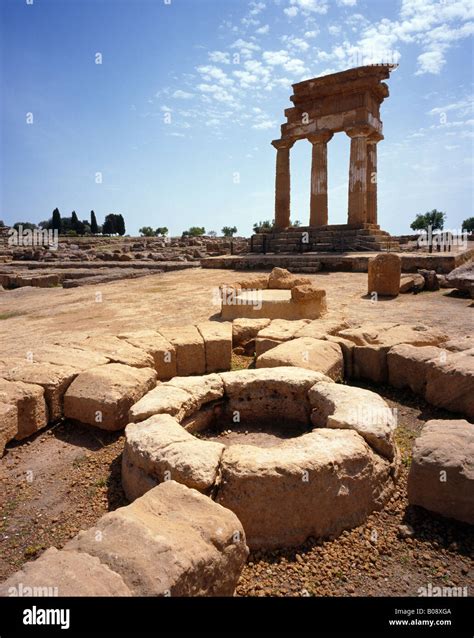 Tempio Dei Dioscuri Castore E Polluce La Valle Dei Templi Di