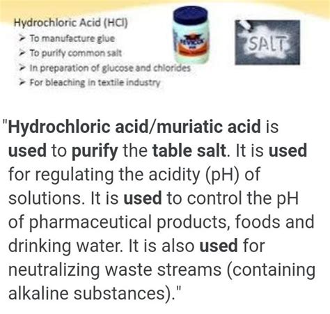 Hydrochloric Acid Uses Atelier Yuwa Ciao Jp