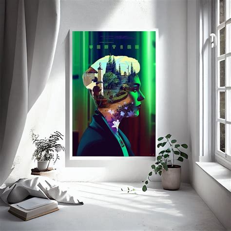 Vertigo Classic Movie Film Movie Poster Canvas Poster Bedroom Art Without Frame 8x12''12x18 ...