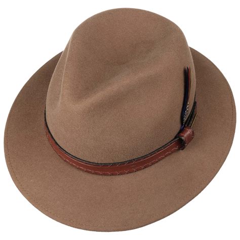 Terrick Traveller Wool Felt Hat By Stetson