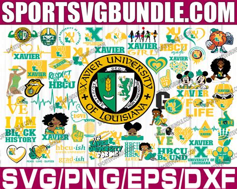 Bundle Files Xavier University Football Team Svg Xavier Inspire