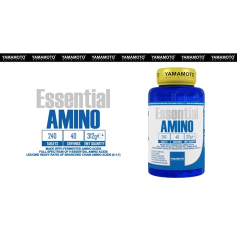 YAMAMOTO NUTRITION ESSENTIAL AMINO 240 TABLETS 2001 на супер цен