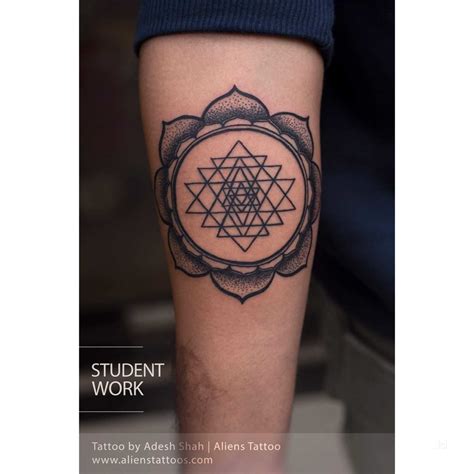 Unlock The Power Of Yantra Tattoo Symbolism And Designs